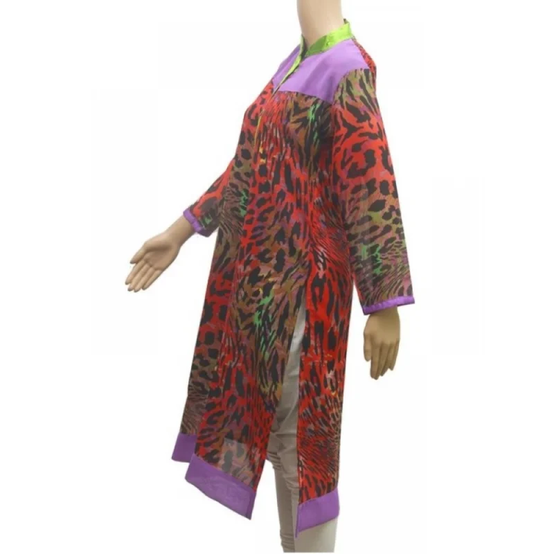 Generic Women's Synthetic Kurtis (Multi Color, M) - Image 3