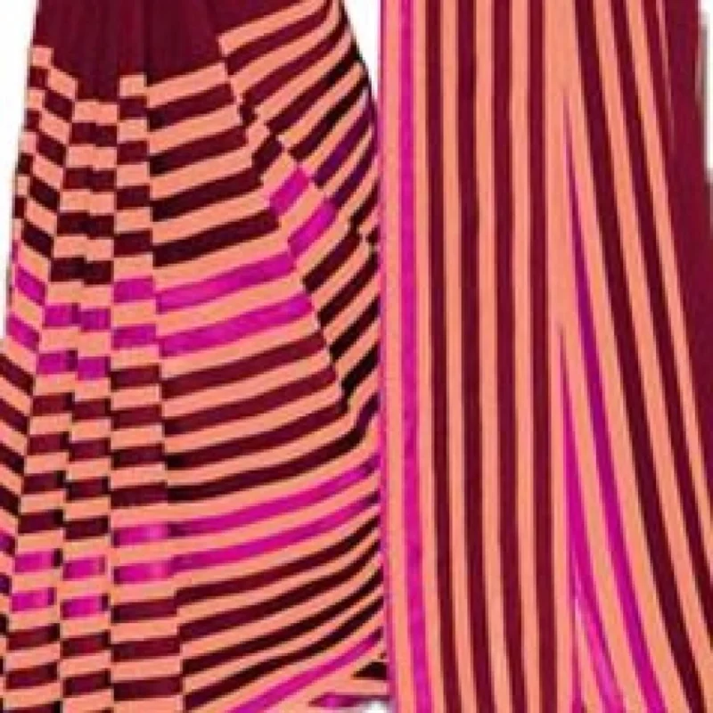 Generic Womens Geogrette Saree with Blouse Digital Printed Saree (Maroon, 6.25 Mtr) - Image 3