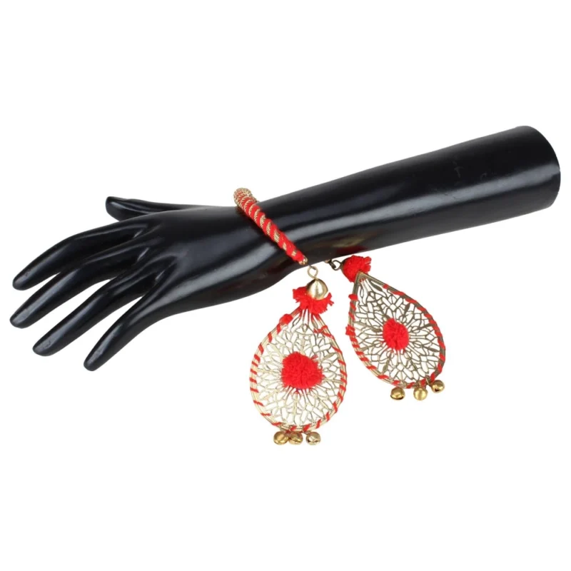 Generic Women's Alloy Hanging Thread Bracelet-Red - Image 2