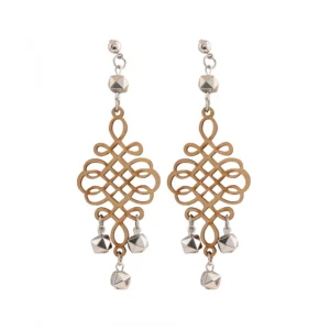 Generic Women's Wooden handcrafted Hook Dangler Hanging Fashion Earrings-Brown