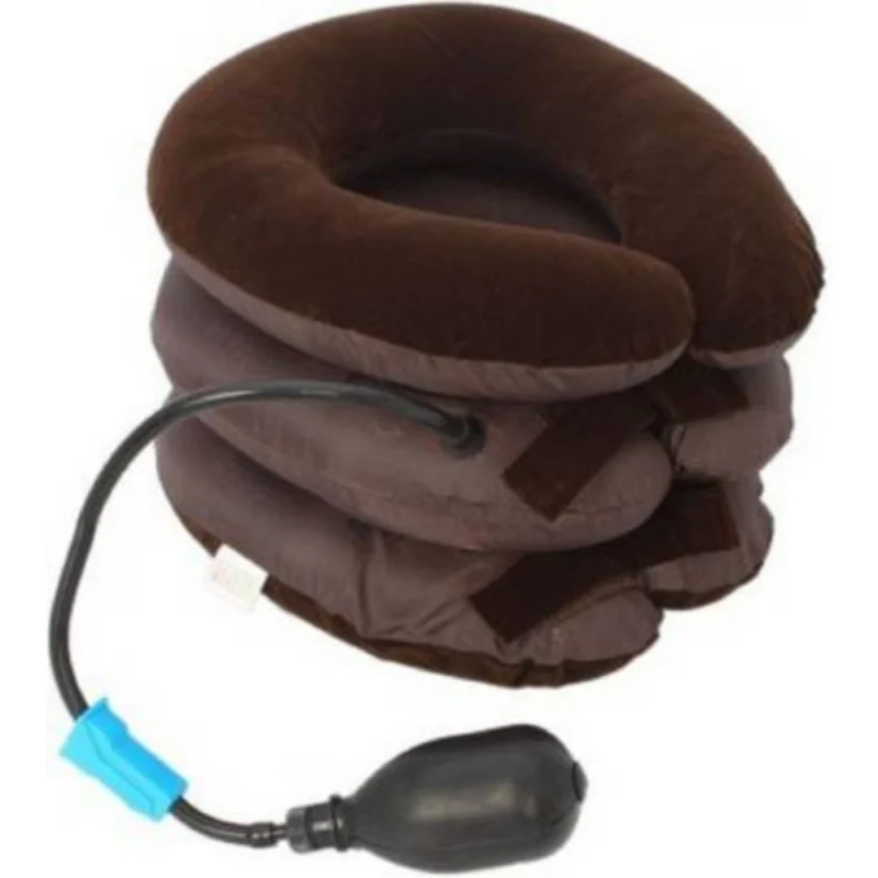 Generic Neck Pillow Three Layers Tractor Massager Excerciser For Cervical Spine Neck Back Shoulder Pain (Color: Assorted) - Image 4