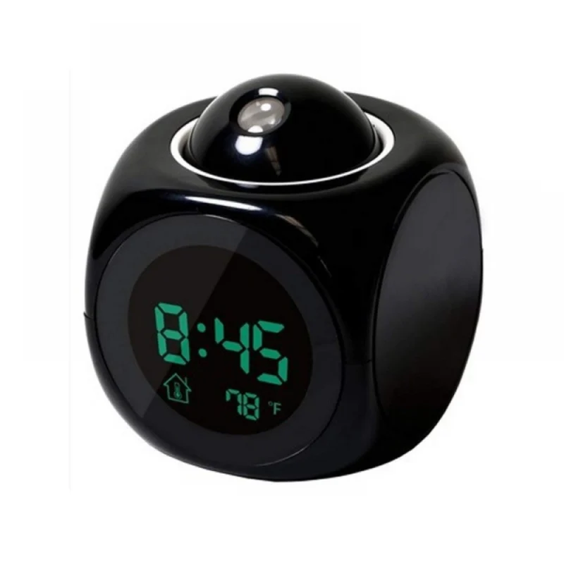 Generic Digital LCD Display Colorful Voice Projection Alarm Clock (Color: Assorted) - Image 3