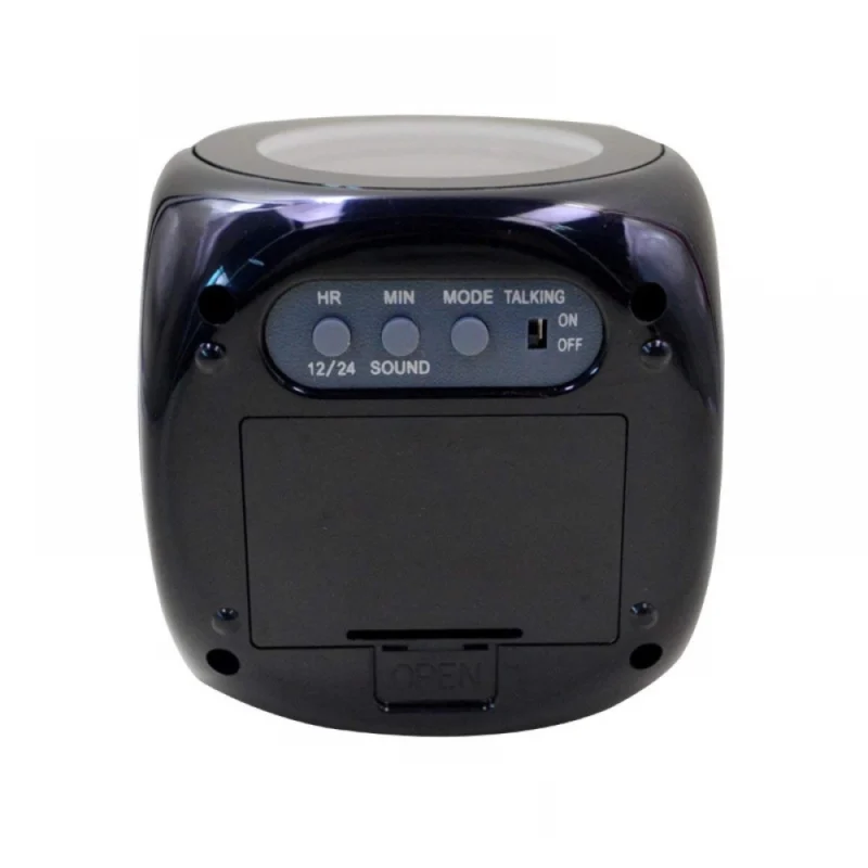 Generic Digital LCD Display Colorful Voice Projection Alarm Clock (Color: Assorted) - Image 4