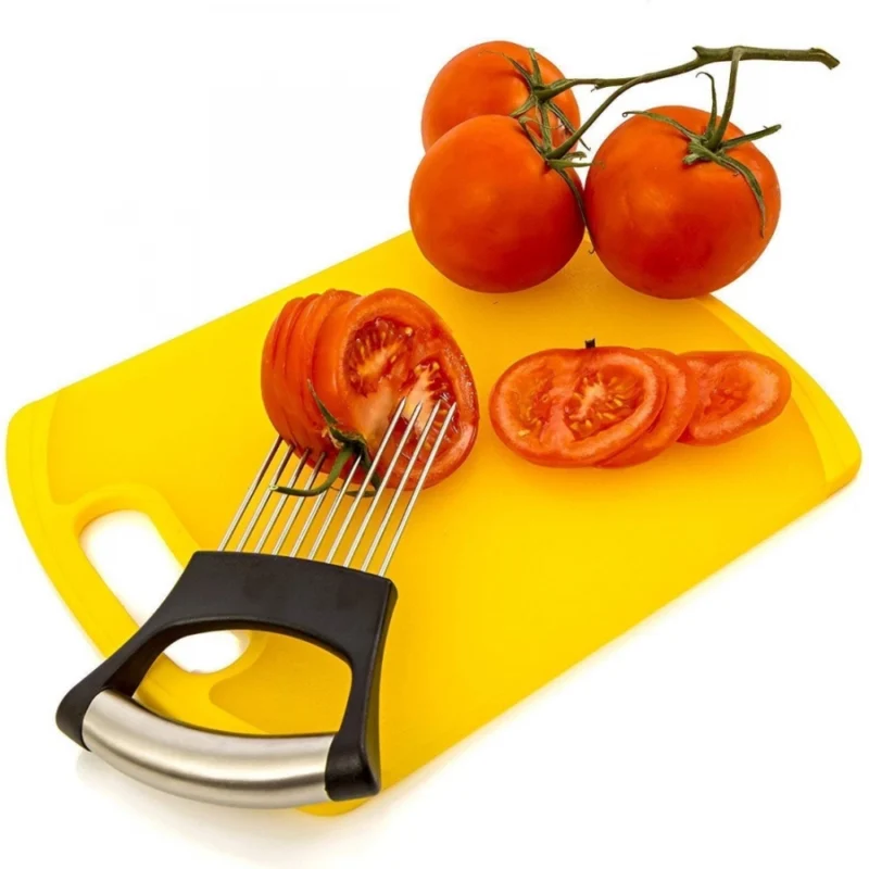 Generic Stainless Steel Onion Cutter Onion Holder (Color:Assorted) - Image 3