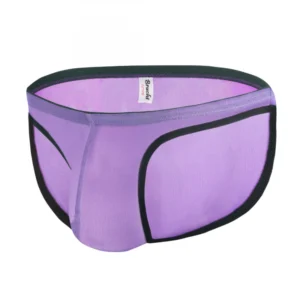 Generic Men's Mesh Power Net Transparent Sexy Brief Underwear (Ultra Violet)