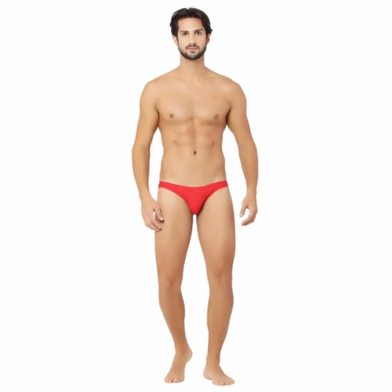 Generic Men's Cotton Ultra Soft Briefs Underwear (Red) - Image 2