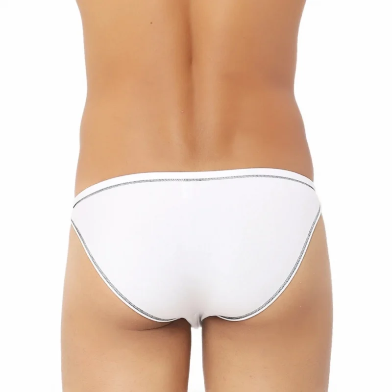 Generic Men's Bamboo Spandex Briefs Underwear (White) - Image 7
