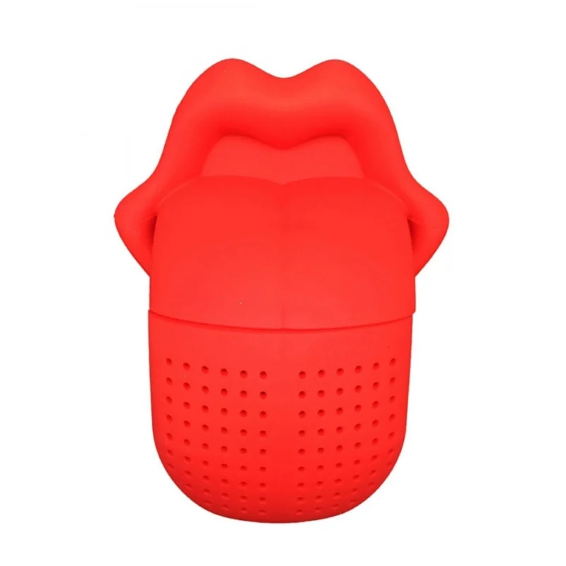 Generic Tongue Shaped Big Lips Tea Maker Food Grade Silicone Tea Strainer (Assorted) - Image 6