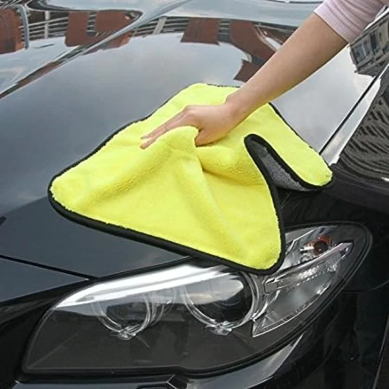 Generic Microfiber Cloth Yellow And Black (Yellow And Black) - Image 2