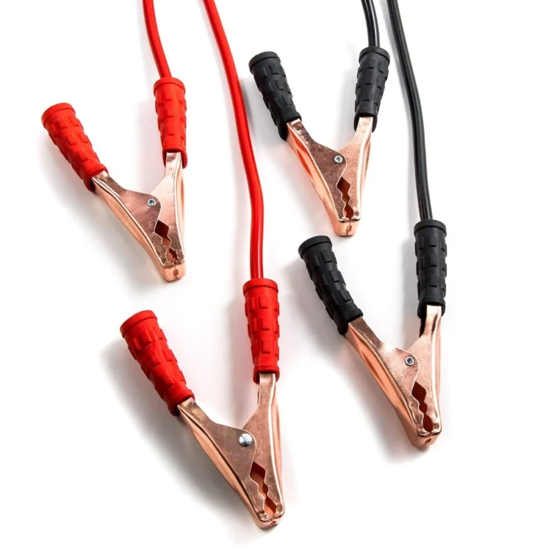 Generic 500 Amp Heavy Duty Jumper Booster Cables Anti Tangle Copper Care Universal For Car (Red) - Image 2