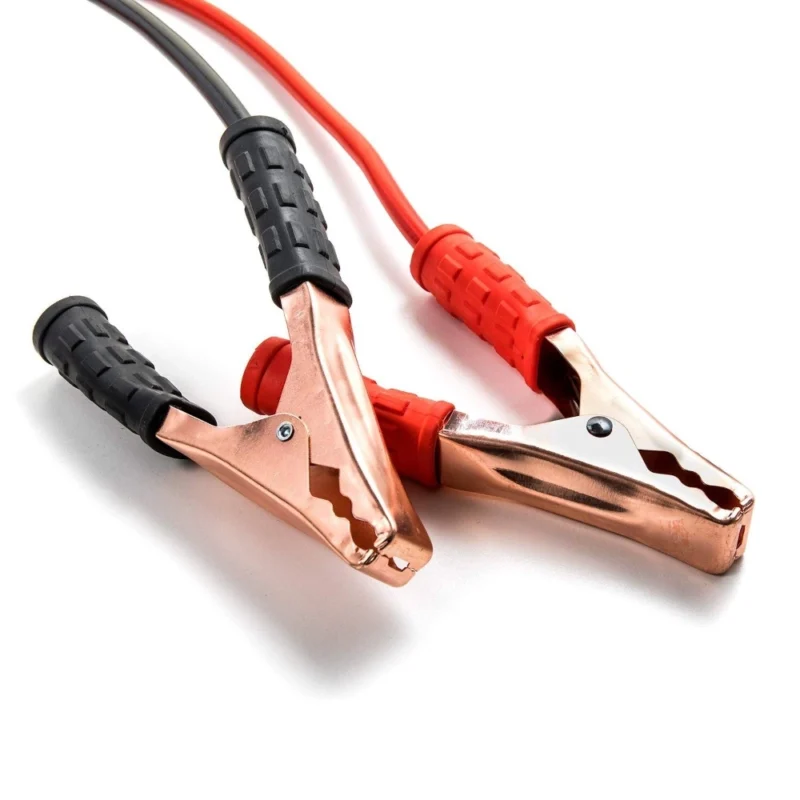 Generic 500 Amp Heavy Duty Jumper Booster Cables Anti Tangle Copper Care Universal For Car (Red) - Image 4