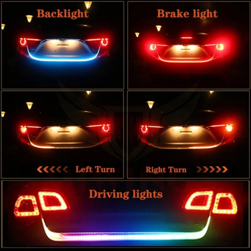 Generic Car Dicky Light With Indicator .Brake Light Car Fancy Lights ( Multicolor) - Image 2