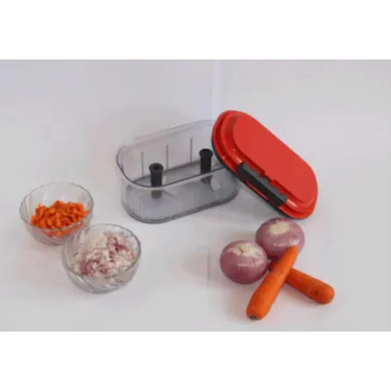 Generic Plastic Vegetable Chopper Set (Color: Assorted) - Image 2