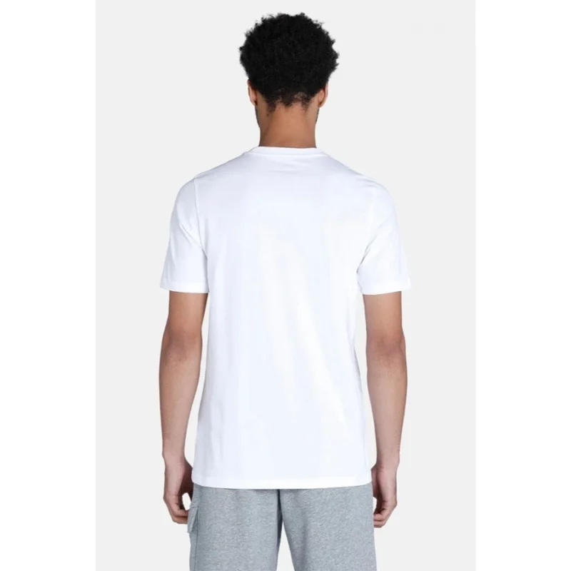 Generic Men's Casual Half sleeve Printed Polyester Crew Neck T-shirt (White) - Image 3
