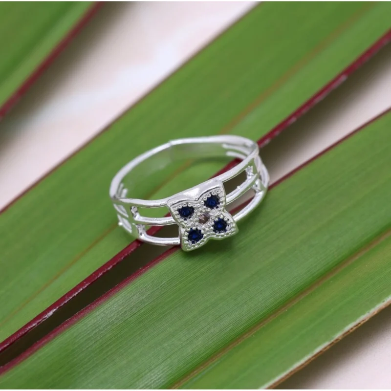 Generic Women's Multi Color Assorted Design Adjustable Toe Rings Combo Of 3 Pairs - Image 2