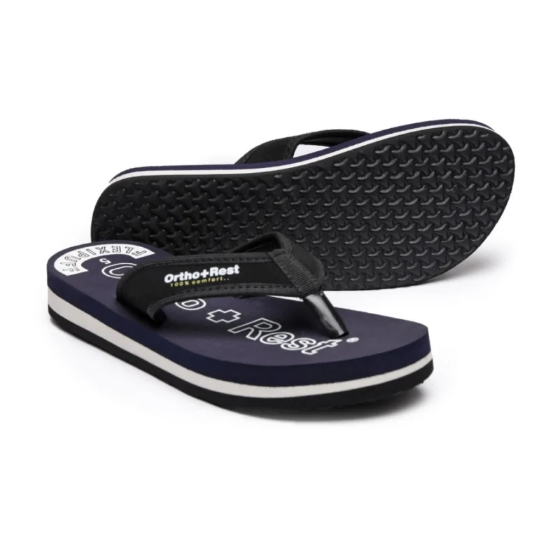 Generic Unisex Rubber Comfortable Orthopedic Doctor Slipper and Flip Flops (Blue) - Image 3