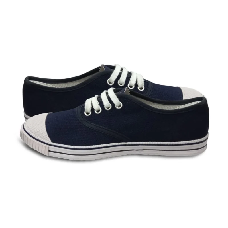 Generic Unisex Cotton School Shoe Lace-Up (Navyblue) - Image 3