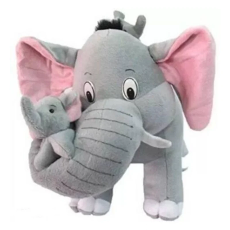 Generic Elephant with Baby Toy (Grey) - Image 2