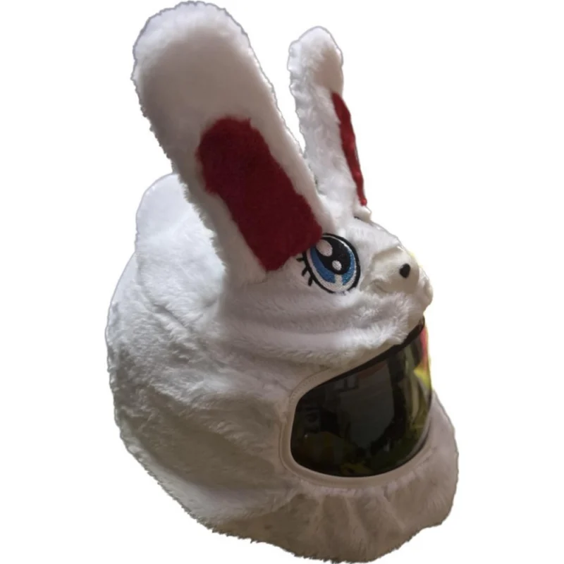 Generic Plush Animal Helmet Covers (White) - Image 3