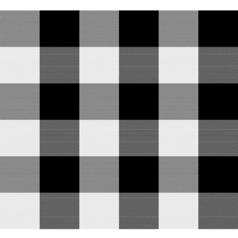 Generic Checked Cotton Place Mats Sets (Black) - Image 2