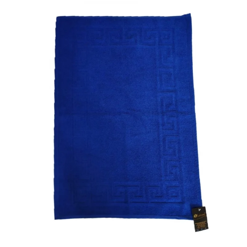 Generic Solid Cotton Hotel Bathmats (Blue) - Image 3