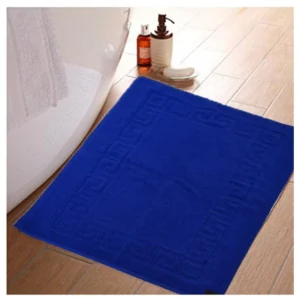 Generic Solid Cotton Hotel Bathmats (Blue)