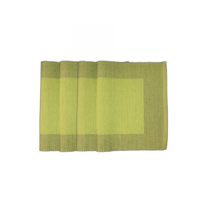 Generic Ribbed Cotton Place Mats Sets (Green) - Image 2