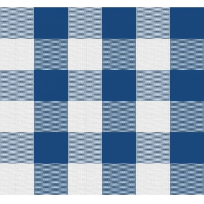 Generic Checked Cotton Place Mats Sets (Royal Blue) - Image 2