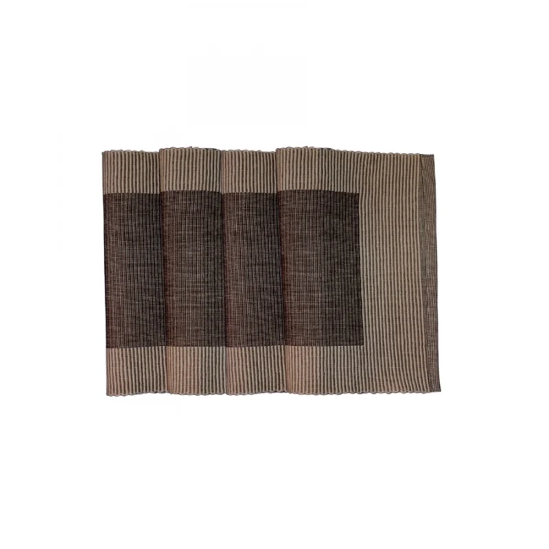 Generic Ribbed Cotton Place Mats Sets (Beige) - Image 2