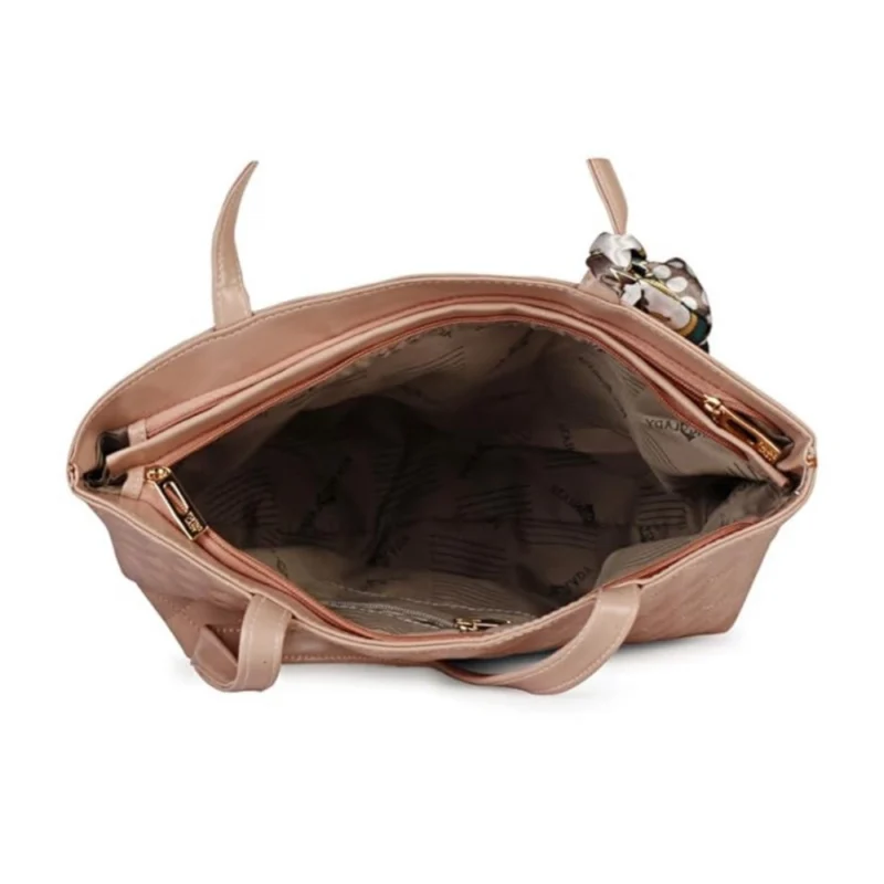 Generic Women's Polyurethane Textured  Shoulder Bag (Peach) - Image 3