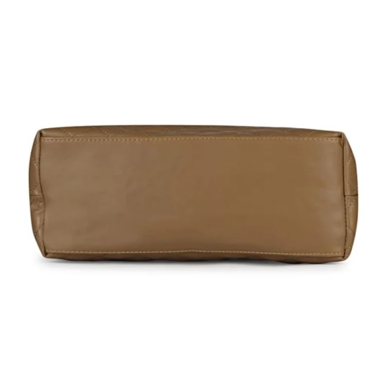 Generic Women's Polyurethane Textured  Shoulder Bag (Light Brown) - Image 3