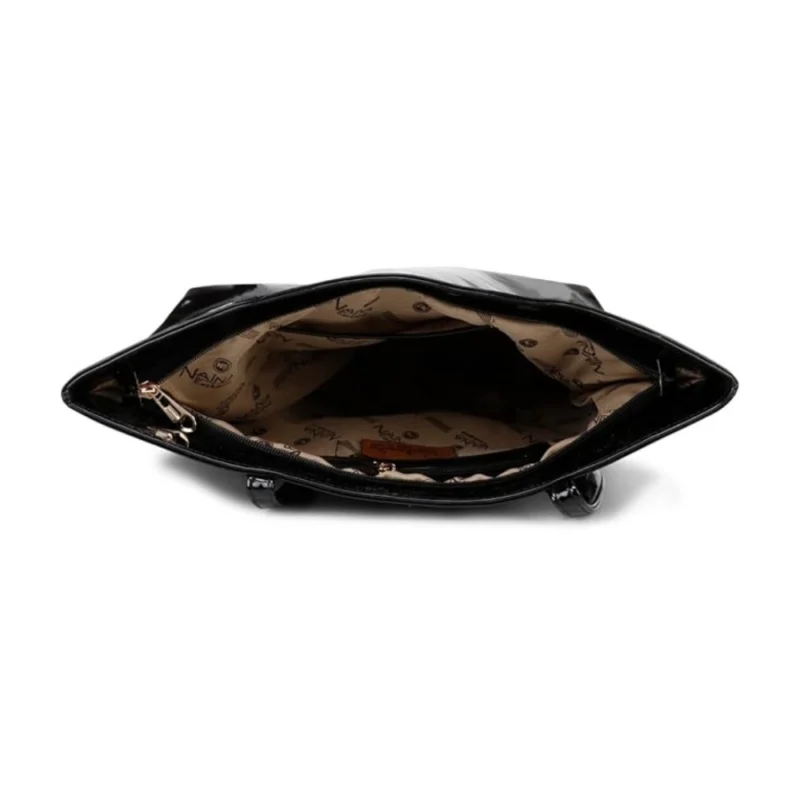 Generic Women's Synthetic Solid Shoulder Bag (Black) - Image 2