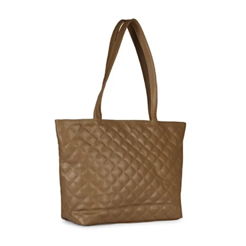 Generic Women's Polyurethane Textured  Shoulder Bag (Light Brown) - Image 4