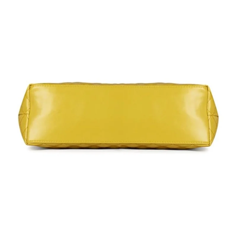 Generic Women's Polyurethane Textured  Shoulder Bag (Yellow) - Image 3
