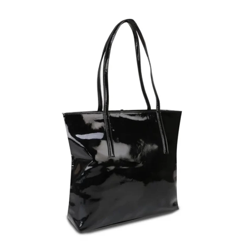 Generic Women's Synthetic Solid Shoulder Bag (Black) - Image 5