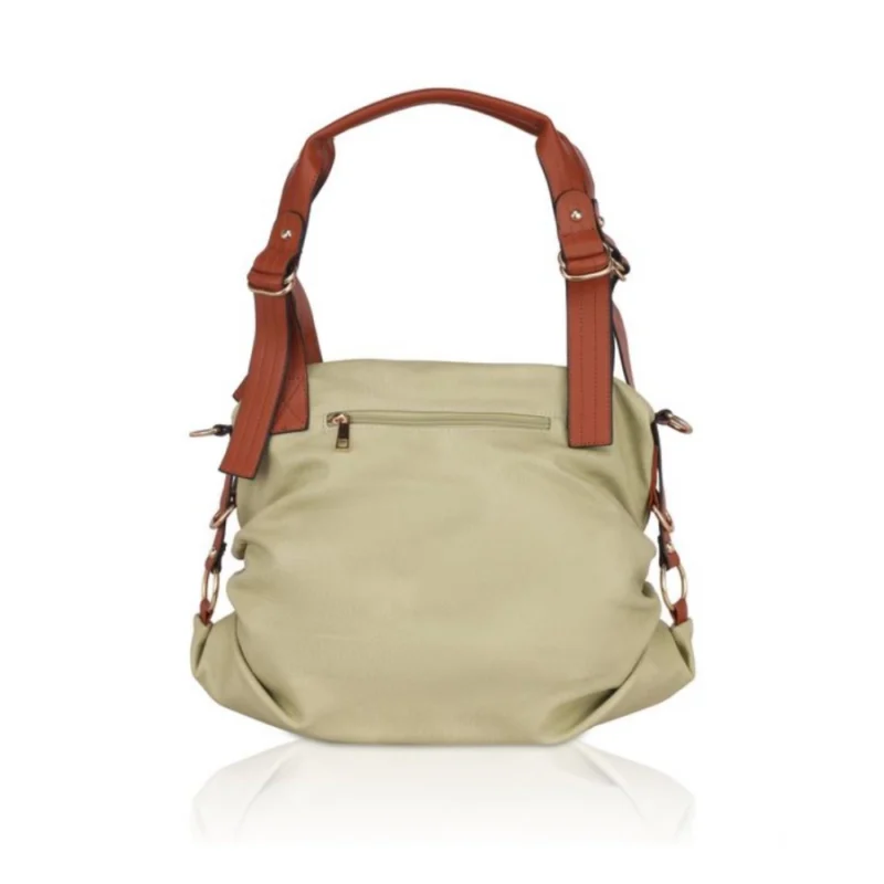 Generic Women's Faux Leather Solid Tote Bag (Green) - Image 4