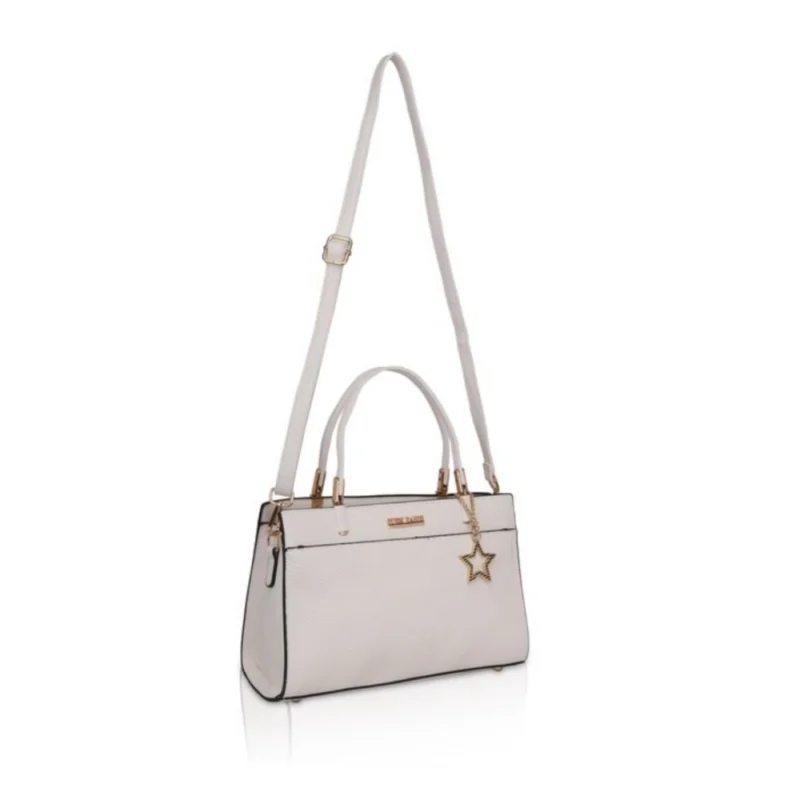 Generic Women's Faux Leather Textured Adjustable Long Belt Handbag (White) - Image 2