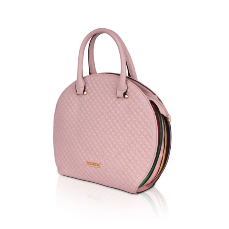 Generic Women's Faux Leather Printed Adjustable Long Belt Handbag (Pink) - Image 6