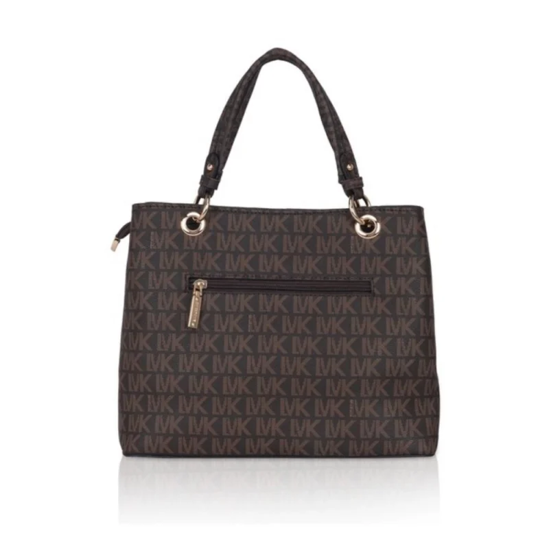 Generic Women's Faux Leather Printed Handheld Bag (Brown) - Image 4