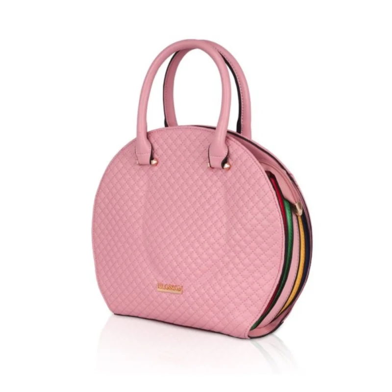 Generic Women's Faux Leather Printed Adjustable Long Belt Handbag (Pink) - Image 6