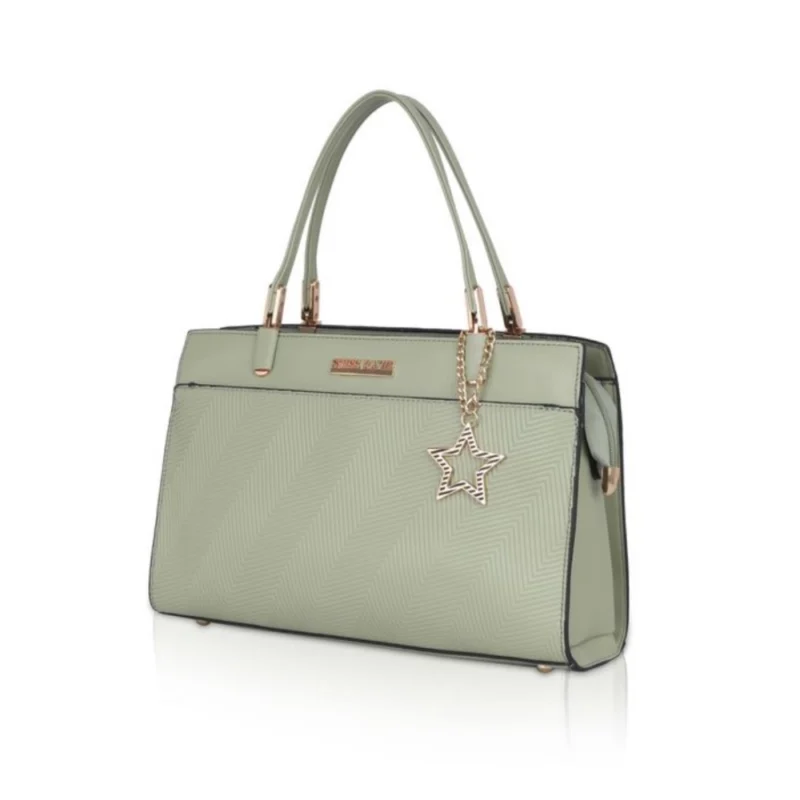 Generic Women's Faux Leather Textured Adjustable Long Belt Handbag (Green) - Image 6