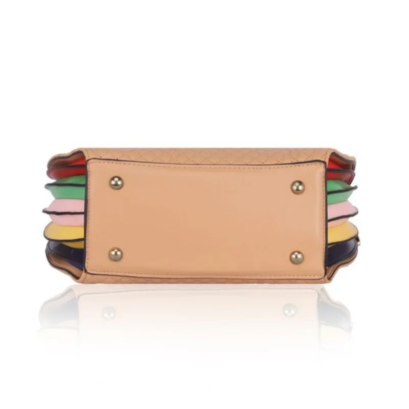 Generic Women's Faux Leather Printed Adjustable Long Belt Handbag (Brown) - Image 3