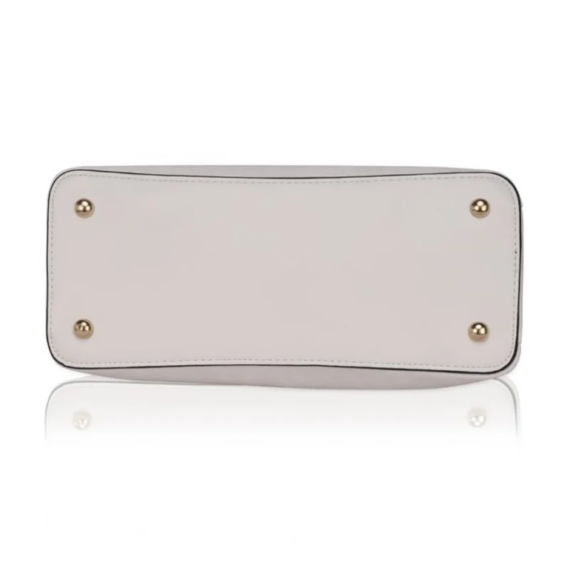 Generic Women's Faux Leather Printed Adjustable Long Belt Handbag (White) - Image 3
