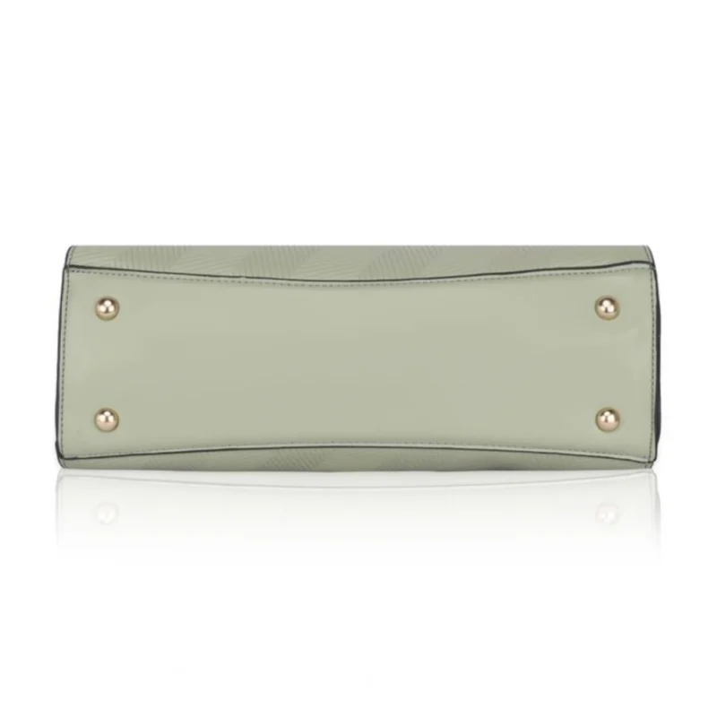 Generic Women's Faux Leather Textured Adjustable Long Belt Handbag (Green) - Image 3