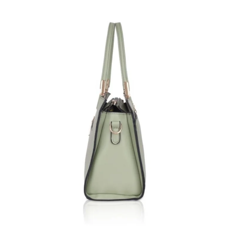 Generic Women's Faux Leather Textured Adjustable Long Belt Handbag (Green) - Image 5