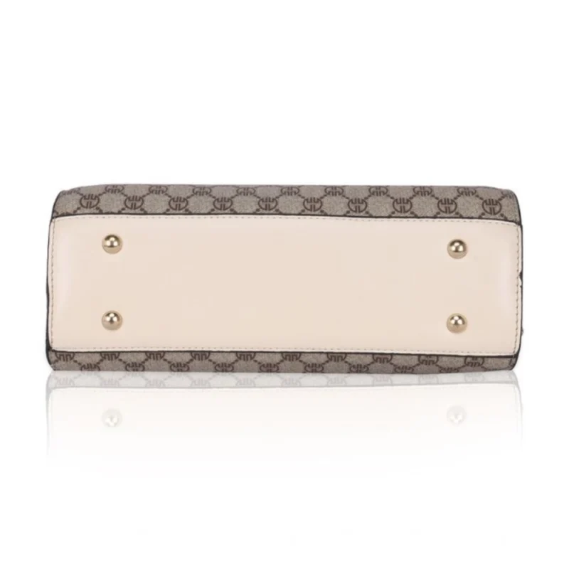 Generic Women's Faux Leather Printed Handbag (Beige) - Image 3