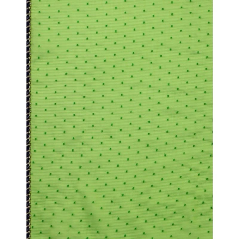 Generic Women's Silk Blend Embellished Saree With Unstitched Blouse 5.5Mtr (Green) - Image 2