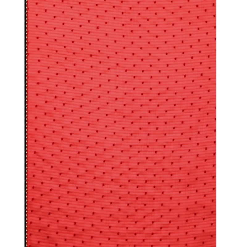 Generic Women's Silk Blend Embellished Saree With Unstitched Blouse 5.5Mtr (Red) - Image 2