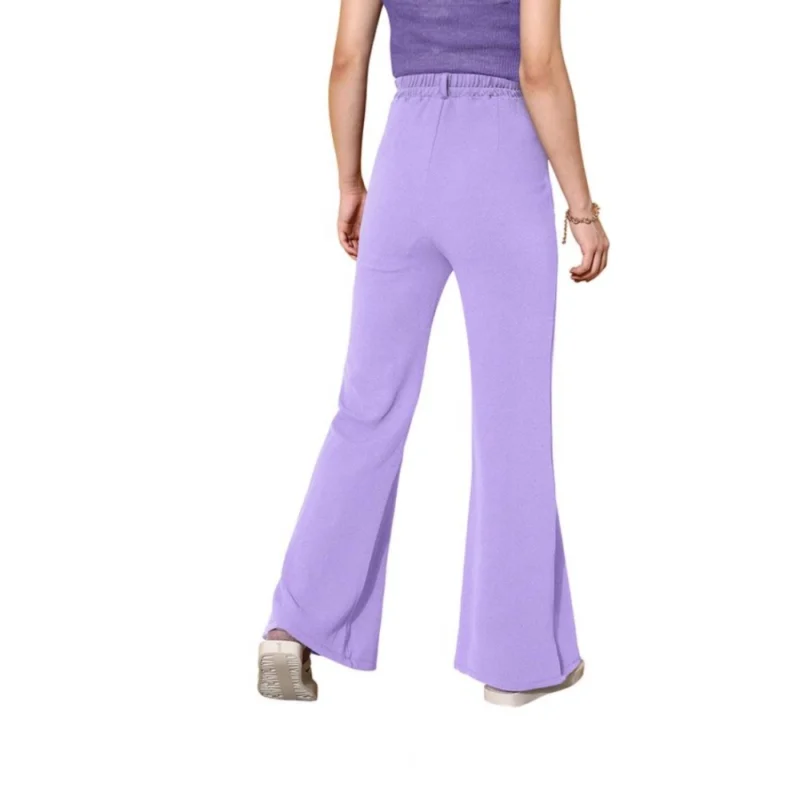 Generic Women's Polyester Cow Pattern Pant (Pruple) - Image 3