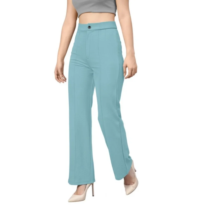 Generic Women's Polyester Cow Pattern Pant (Pista) - Image 3